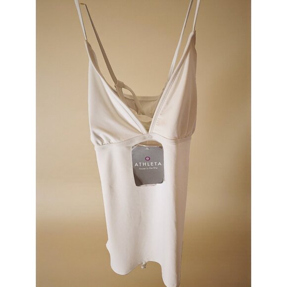 Athleta Other - Athleta Strappy White Tankini Swim Top XL NWT